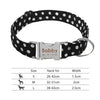 Nylon Dog Personalized Pet Collar