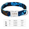 Nylon Dog Personalized Pet Collar