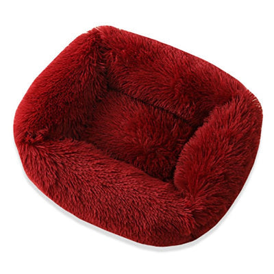 Square Super Soft Dog Bed Warm