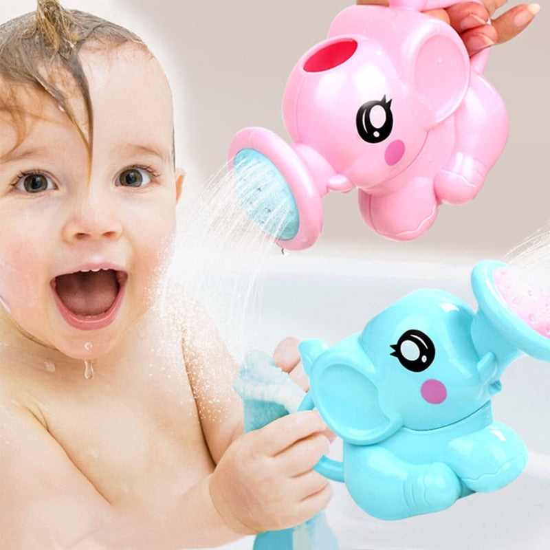 Baby Bath Toys Lovely Plastic Elephant Shape